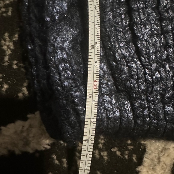 🆕 with tags Zara METALLIC CABLE KNIT VEST Size Large - Picture 4 of 5